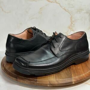 Bostonian Italy Black Leather Oxford Dress‎ Shoes 10.5M Business Formal Office
